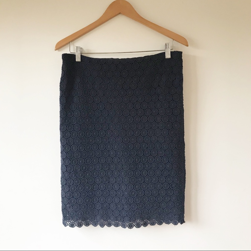Cynthia Rowley navy blue pencil skirt